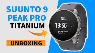 Suunto 9 Peak Pro Ttitanium Slate Unboxing (SS050809000)