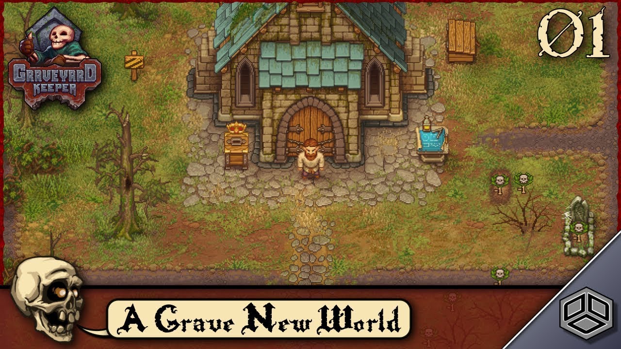 A Grave New World (Ep. 01) | Graveyard Keeper Let's Play - YouTube
