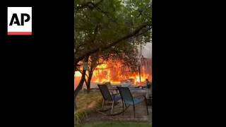 Firefighter s camera shows devastating wildfire in Spokane County