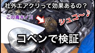 【検証】毒キノコ(社外エアクリ)って効果あるの？コペンで比較//絶品グルメ//ドライブ