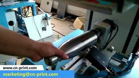 metal bottle screen printing machine LC PA 400ES servo system for color registration