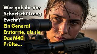 „Wer gab ihr das Scharfschützengewehr?“ – Ein General erstarrte, als sie das M40 prüfte.