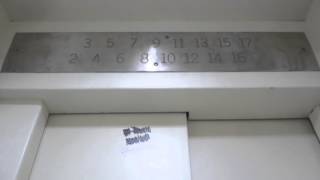 Historic 1930's Otis Traction Elevator at the UT Austin Science Library.