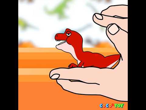 Baby dinosaurs change color depending on your mood #ShortsㅣLearn color for kidsㅣCoCosToy