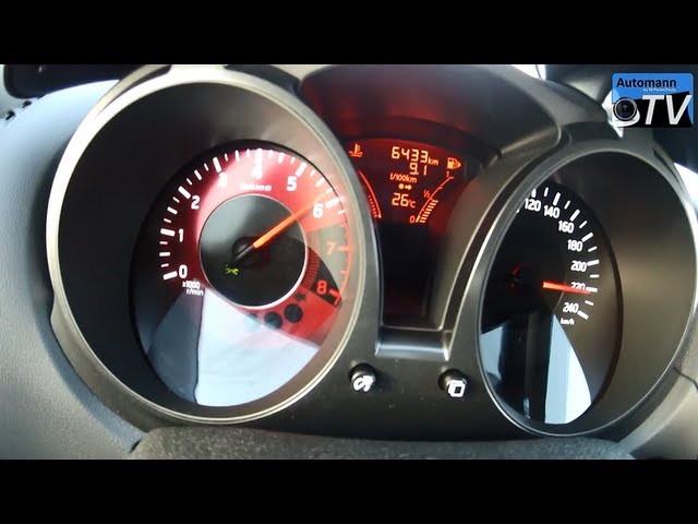 14 Nissan Juke Nismo 0hp 0 2 Km H Acceleration 1080p Full Hd Youtube