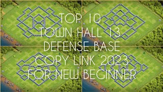 New Best TH 13 HYBRID/TROPHY BASE LINK 2023 || Clash Of Clans Town Hall 13 Top 10 Base With Link ||