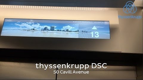 thyssenkrupp Destination Selection Control Hi-speed Traction Lifts @ 50 Cavill Ave