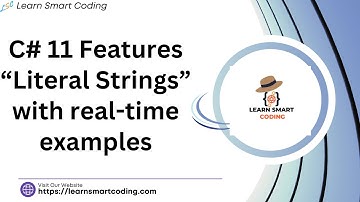 Mastering C# 11: Literal Strings with Real-time Examples | C# new features | #CSharp11 #Programming