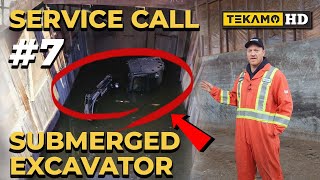 Service Call: SUBMERGED John Deere 35G  Repairing a waterlogged engine with compromised fuel & oil