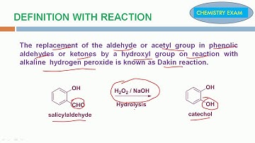 Dakin Reaction - Definition, Mechanism with Examples
