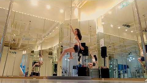 폴댄스 알레그라 익스텐션 연습 my poledance practice - allegra extension