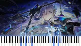 GENSHIN IMPACT | Neuvillette Character Demo - Parousia Diluvi (Piano Tutorial)