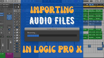 How To Import Audio Files In Logic Pro X.