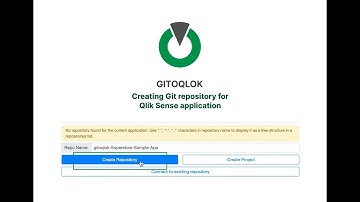 Gitoqlok - Creating first Git repository for Qlik Sense application
