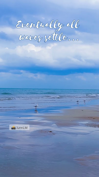 Eventually All Waves Settle naturelovers positivevibes beach eventually-all-waves-settle-naturelovers-positivevibes-beach