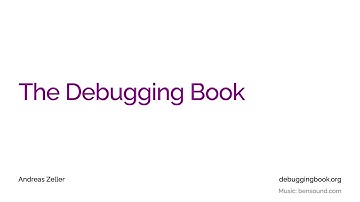 The Debugging Book - Tracking Origins