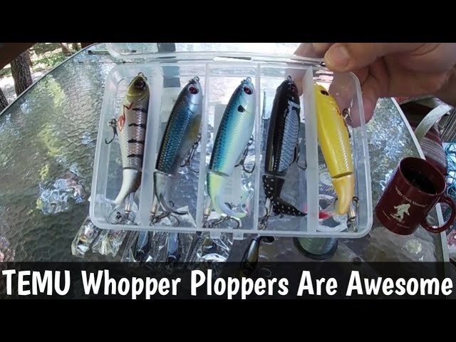 Temu Has the Cheapest Prices on Bass Fishing Lures and the Whopper Ploppers  Look Great 