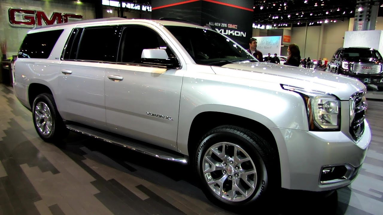 2015 Gmc Yukon Xl Exterior And Interior Walkaround Debut At 2014 Chicago Auto Show