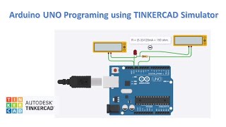Learn How to program Arduino UNO with TINKERCAD Simulator (Useful for Project EE, EL, ME, CS Branch) screenshot 2