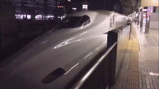 20171216夜撮影 台車に亀裂が入ったのぞみ34号N700系K5編成
