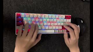 WORK WITH ME | mechanical keyboard typing asmr| no talking 30 mins in real time