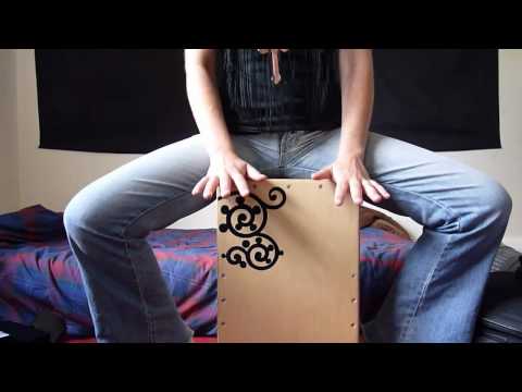 Cajon grooving with 2 hands - lesson 1 Heidi Joubert from Fernando's Kitchen