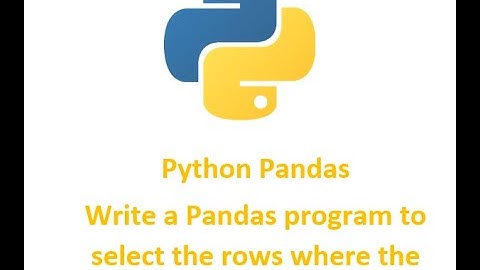 Python Pandas || Write a Pandas program to select the rows where the percentage greater than 70.