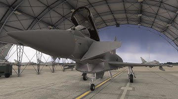Flying the CJ Simulations Eurofighter Typhoon in Flight Simulator 2024