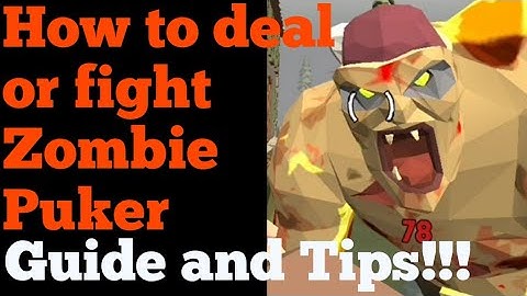 How to Fight or deal with Zombie Puker in the Walking Zombie 2,Tips for begginer!