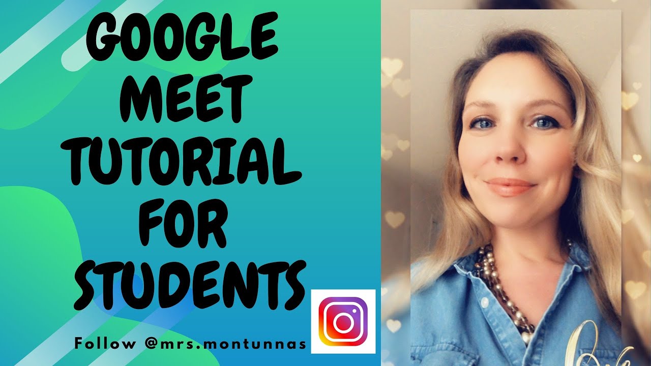 How to Join a Google Meet for Students - YouTube