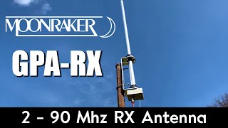 Moonraker GPA-RX HF Antenna 2 - 90 Mhz