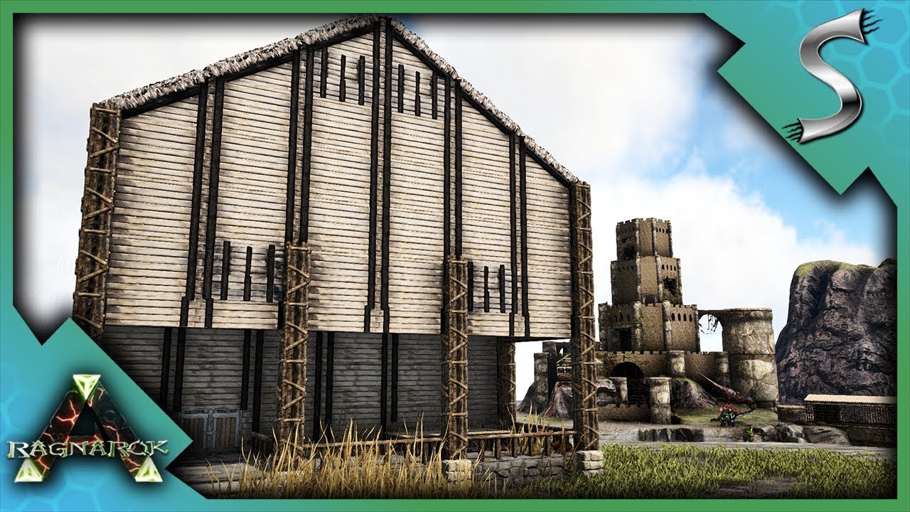 BEGINNING THE MEDIEVAL VILLAGE! - Ark: RAGNAROK [DLC Gameplay S3E94 ...