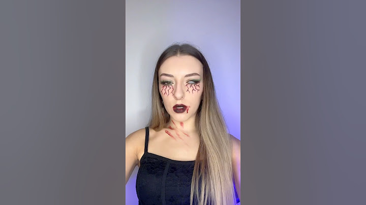 Идея за Хелоуин грим, вижте как го направих в профила ми 😁🩸 #halloweenmakeuplook #halloween