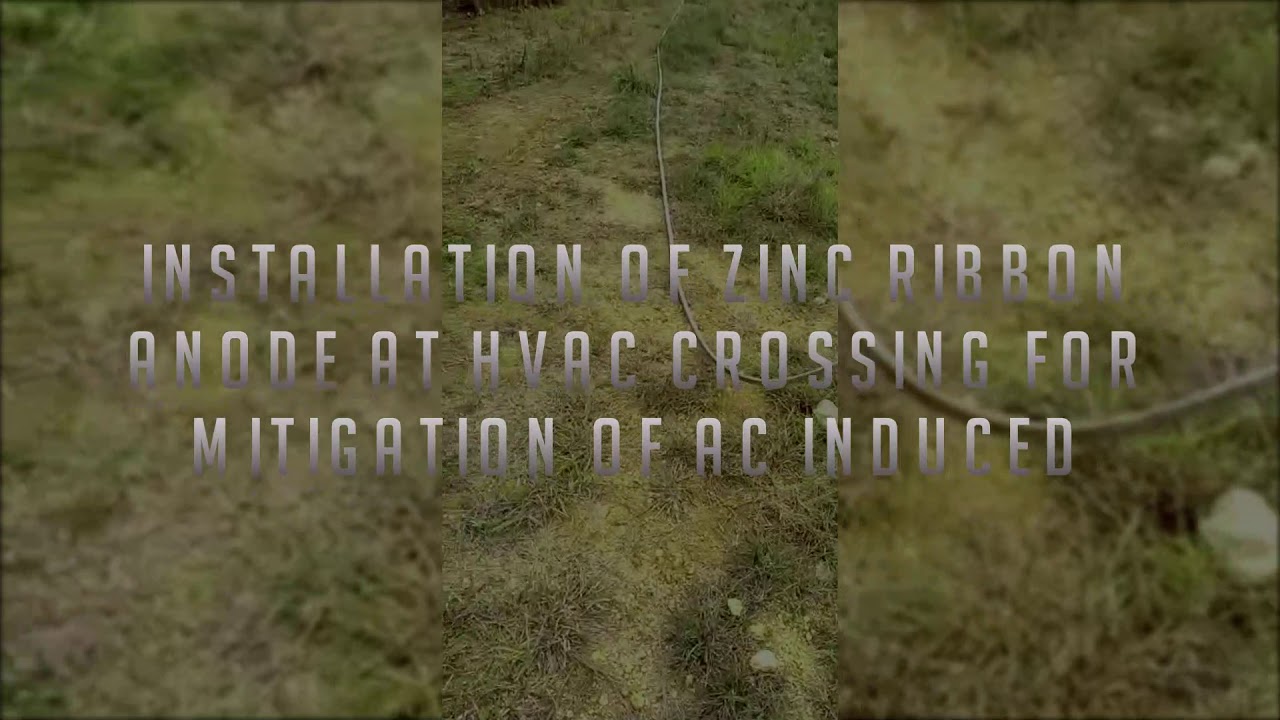 Cathodic Protection System INSTALLATION OF ZINC RIBBON ANODE AT HVAC LOCATION YouTube