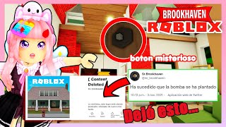 *NUEVO BOTON MISTERIOSO* MR BROOKHAVEN DESAPARECE PERO DEJÓ UN MENSAJE PELIGROSO ??