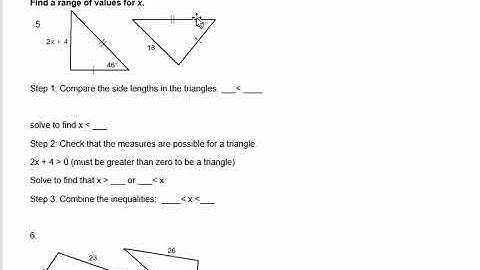 Geometry: Inequalities in Two Triangles Hinge Theorem Help Video