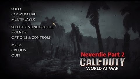 Call of Duty World at War Custom Zombies: Neverdie Part 2