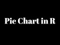 Pie Chart in R | Data Visualisation | Data Analytics