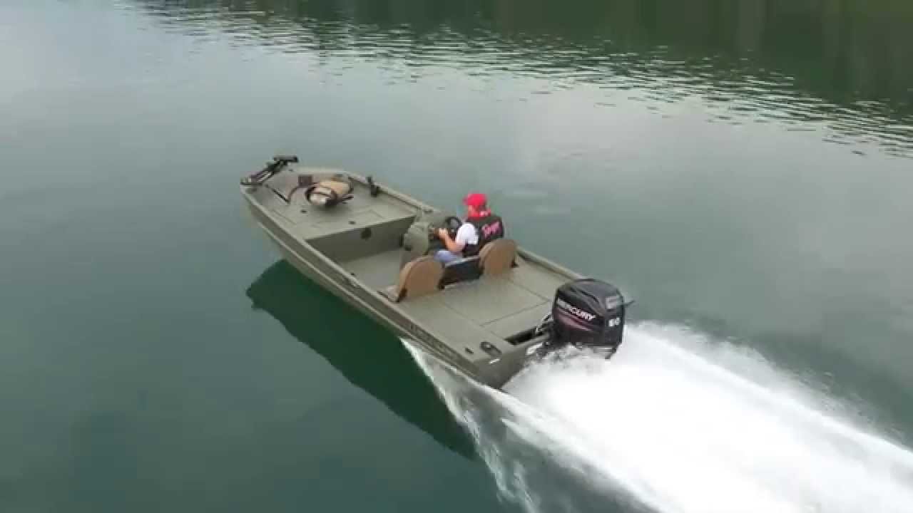 2015 ranger 1760 side console aluminum jon boat - youtube