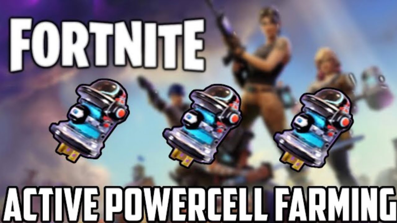 Fortnite(How to get ACTIVE POWER CELLS Fast)!!! YouTube