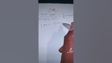 Trigonometric identities proof