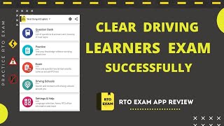 How To Clear Driving Learning Exam Successfully / Online Driving Test Practice / RTO Exam App Review