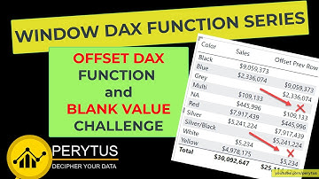 How to handle BLANK values with the new OFFSET DAX function in Power BI - WINDOW DAX function series