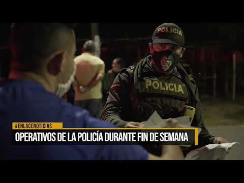 Policía entregó balance operativo durante del fin de semana