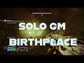 12 min Solo Birthplace GM on Titan
