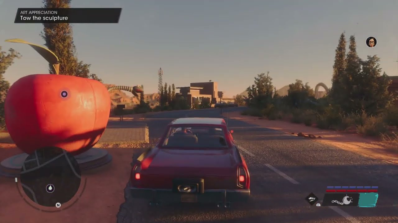 Art Appreciation Tow the sculpture Saints Row Walkthrough