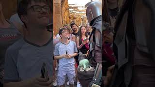 Famous Mando at Disney World! #disneyworld #disneyshorts #shorts #mandalorian #universalorlando Wealth