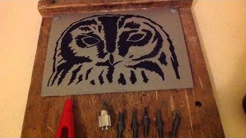 Lino carving