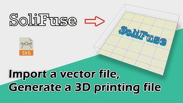 Generate channel letters using SVG 2D vector files