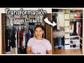 Transformación de un closet | ideas para organizar un closet | Melissa Espinosa